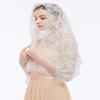 Catholic Church Veils Mantillas For Women Lace Scarf Mass Head Covering White view 3