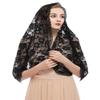 Catholic Church Veils Mantillas For Women Lace Scarf Mass Head Covering Black view 1