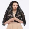 Catholic Church Veils Mantillas For Women Lace Scarf Mass Head Covering Black view 3