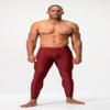 DEVOPS 2 Pack Men's Compression Pants Athletic Leggings (Small, Black/Brick) view 2