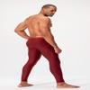 DEVOPS 2 Pack Men's Compression Pants Athletic Leggings (Small, Black/Brick) view 3