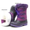 DREAM PAIRS Boys & Girls Faux Fur-Lined Winter Snow Boots for Little/Big Kids,Size 5 Big Kid,Purple,FORESTER view 3