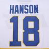 Hanson Brothers Charlestown Chiefs 16 Jack 17 Steve 18 Jeff Slap Shot Movie Ice Hockey Jersey (18 White, Small) view 2