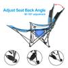 OUTDOOR LIVING SUNTIME Camping Folding Portable Mesh Chair with Removable Footrest(Blue) view 4