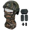 LOOGU Tactical Helmet, Adjustable Fast MH Bump Protective Gear for Airsoft Paintball with 12-in-1 Face Mask view 2