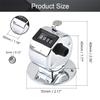 Utoolmart 4 Digit Number Clicker Golf Manual Hand Tally Mechanical Palm Click Counter 1pcs view 2