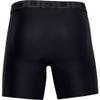Under Armour mens Tech 6-inch Boxerjock 2-Pack, Black (001)/Black, 4X-Large view 4