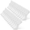 IDEGG No Show Socks Womens and Men Low Cut Ankle Short Anti-slid Athletic Running Novelty Casual Invisible Liner Socks (US, Numeric, 9, 12, Regular, Regular, 12, 12 White) view 1