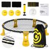 Blinngo Roundnet Game Set with 3 Balls and Strip Light (ONLY for Pro Kit) - Roundnet Game for Outdoor Indoor Lawn Beach Backyard and Park view 1