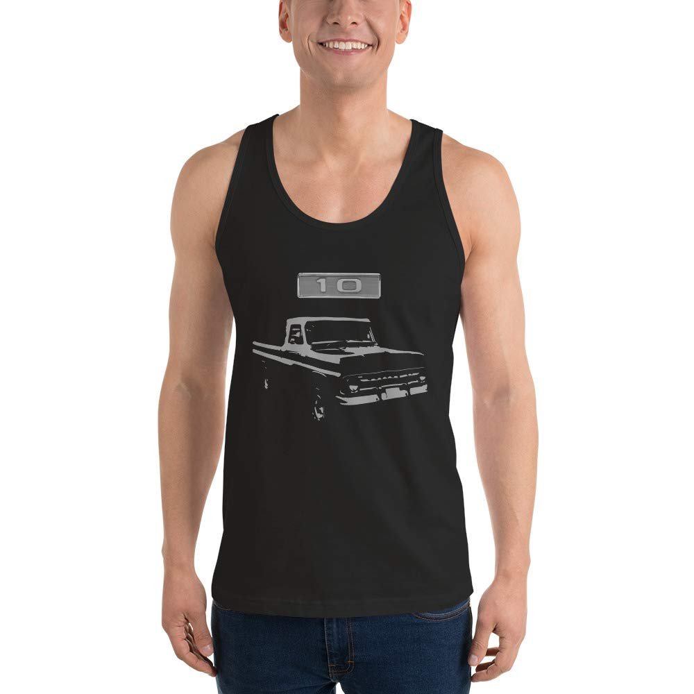 1965 C10 Fleetside Pickup Truck Club Show Men's Tank Top Black, Fan Gift, Vintage, Retro, Classic, Racing