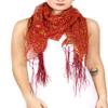 SERENITA Sequin Shawls for Evening Dresses Sparkling Beaded Wedding Bridal Party Scarf Wraps Friinged Metallic Prom Night Cover Up view 3
