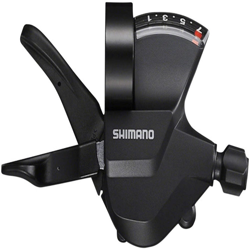 Shimano Shift Lever, SL-M315-7R, Right, 7-Speed RAPIDFIRE Plus, W/Optical Gear Display