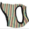 Adjustable Dog T-Shirt Clothing Colorful Striped Sleeveless Clothes for Small Breeds (16inch(40cm) Back) view 2