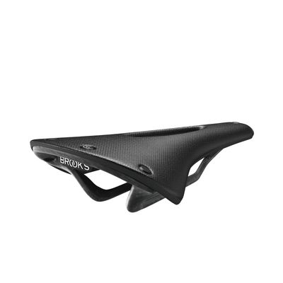 Brooks England Cambium C13 Carved,Cut-Out Carbon Racing Waterproof Saddle, Black, 158mm
