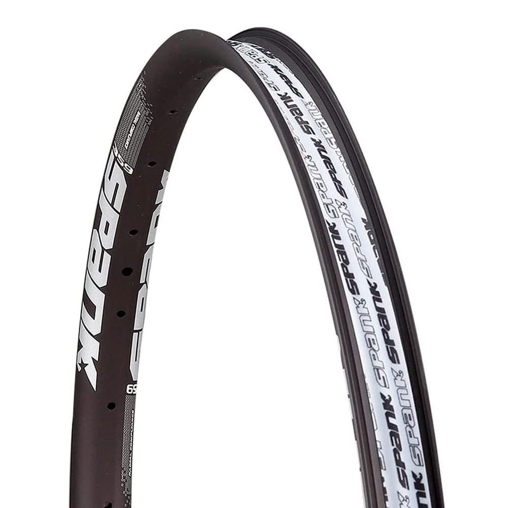 Spank 359 Rim (28H/29/ HEIGHT-19MM, Black, Disc) Clincher Rim, Optimized for Gravel, ASTM-5, Free Ride DH, E-bike and All Mountain use, High Lateral Stiffness and predictable handling