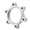 Aluminium Alloy Freewheel Threaded Hubs Disk Disc Brake Rotor 6 Bolt Flange Adapter Replacement Part, 10Pcs/Pack (48mm/1.89inch) view 4