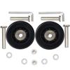 ORO 1 Pair Luggage Wheels Replacement 60mm Case Wheels with 8mm Bearings for Suitcase and Inline Outdoor Skate and Caster Board (60 * 18) view 1