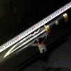 GLW Sword Chinese Spear Pike spearhead Daggers Short Sword Pattern Steel Blade 100% Handmade Grinding Polishing Chinese Longquan Sword Sword Jian Sharp Blade Battle Ready view 3