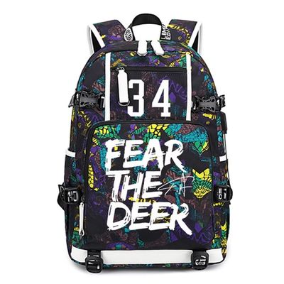 Basketball Player GA34 Luminous Backpack Travel Backpack Fans Bag (Style 4)