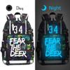 Basketball Player GA34 Luminous Backpack Travel Backpack Fans Bag (Style 4) view 2