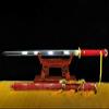 GLW Sword Tang Sword SandwichSteel forging Pattern Steel Blade Sharp 100% Handmade Grinding Polishing Chinese Longquan Sword Sword Jian Sharp Blade Battle Ready view 4