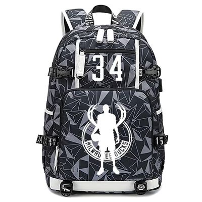Basketball Player GA34 Luminous Backpack Travel Backpack Fans Bag (Style 5)
