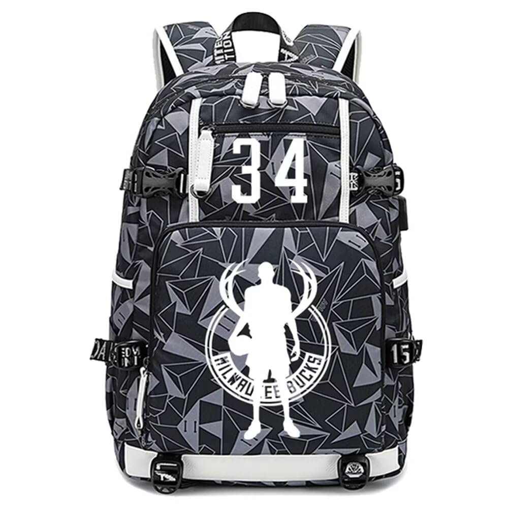 Basketball Player GA34 Luminous Backpack Travel Backpack Fans Bag (Style 5)