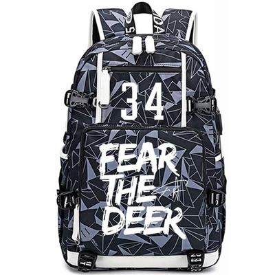 Basketball Player GA34 Luminous Backpack Travel Backpack Fans Bag (Style 6)