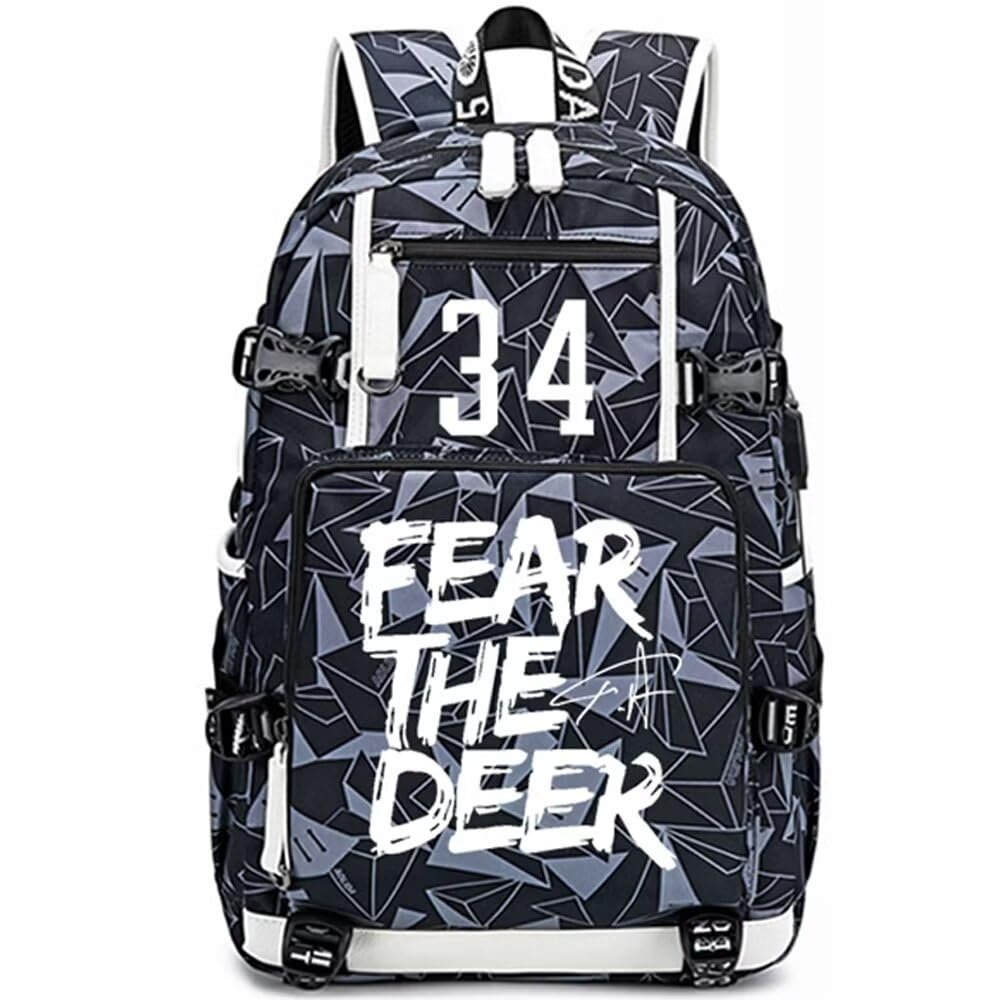 Basketball Player GA34 Luminous Backpack Travel Backpack Fans Bag (Style 6)