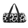 Cow Print Gym Duffel Bag Adult Drawstring Backpack Lightweight Carryon Gymbag Sport Duffel Bag For Man Women view 3