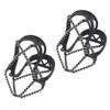 SUPVOX 1 Pair Traction Cleats Ice Snow Grips Anti Slip Shoes Crampons 18 Teeth Spikes Walk Traction for Winter Walking Hiking Climbing view 3