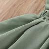 Fashion Retro Corduroy Suspender Baby Girl Skirt Dress Toddler Ruffles Straps Casual Dress Girls Summer Outfits Clothes (Light Green Girl Skirt, 2-3 T) view 4
