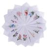 30pcs Women Floral Handkerchiefs Vintage Floral Embroidered Cotton Ladies Handkerchiefs view 1