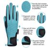 ChinFun Horse Riding Glove Equestrian Gloves Kids for Boys Girls Horseback Riding Gloves Grip for Youth Children Riding Sports Biking Cycling Gardening Sky Blue Size XL view 2