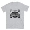 1971 Barracuda Cuda 440 Magnum Short-Sleeve Unisex T-Shirt Sport Grey view 1