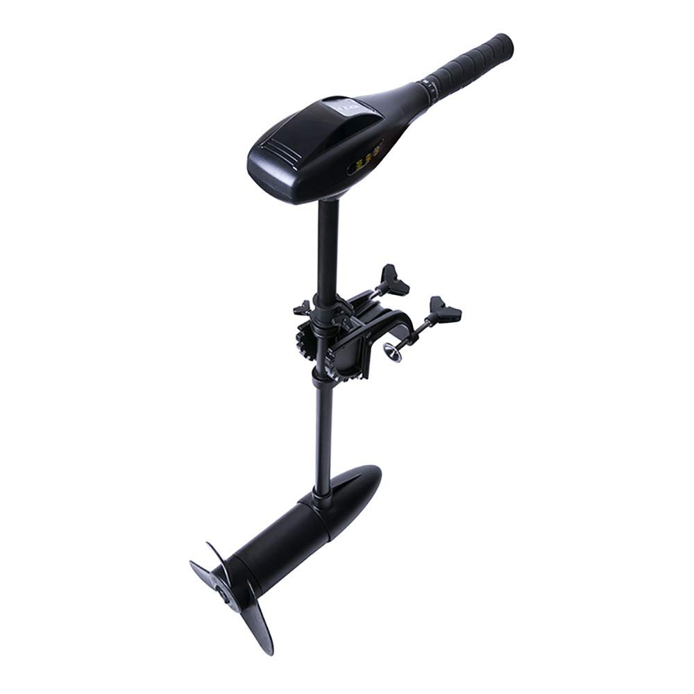 LeTkingok 58 lbs / 1.0 hp Electric Propeller- Outboard Engine Motor Hanging Paddle Machine 12V Marine Engine for Rubber Boat Motorboat (for Fresh Water)