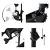 LeTkingok 58 lbs / 1.0 hp Electric Propeller- Outboard Engine Motor Hanging Paddle Machine 12V Marine Engine for Rubber Boat Motorboat (for Fresh Water) view 4