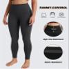 QUEENIEKE Ultra High Waisted Leggings for Women 27" - Compression Tummy Control Yoga Pants Gym Active Tight (Meteorite Grey, X-Large) view 3