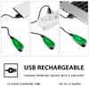 USB-C Rechargeable LED Safety Lights (2 Pack) - Clip on Strobe Running Lights for Runners, Joggers,Walkers,Kids,Dogs,Bike Tail Lights - High Visibility Accessories for Reflective Gear (Green) view 2