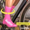 veloToze Tall Shoe Cover 2.0 - Covers Road Cycling Shoes - Water-Proof, Windproof Overshoes for Bike Rides in Spring, Fall, Winter Rainy, Cold Weather - Bright Colors Make Road Biking Trips Safer view 4
