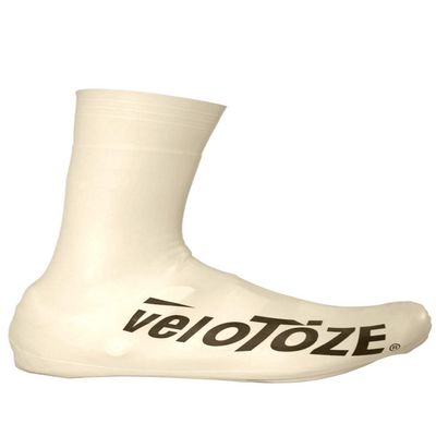 veloToze Tall Shoe Cover 2.0 - Covers Road Cycling Shoes - Water-Proof, Windproof Overshoes for Bike Rides in Spring, Fall, Winter Rainy, Cold Weather - Bright Colors Make Road Biking Trips Safer
