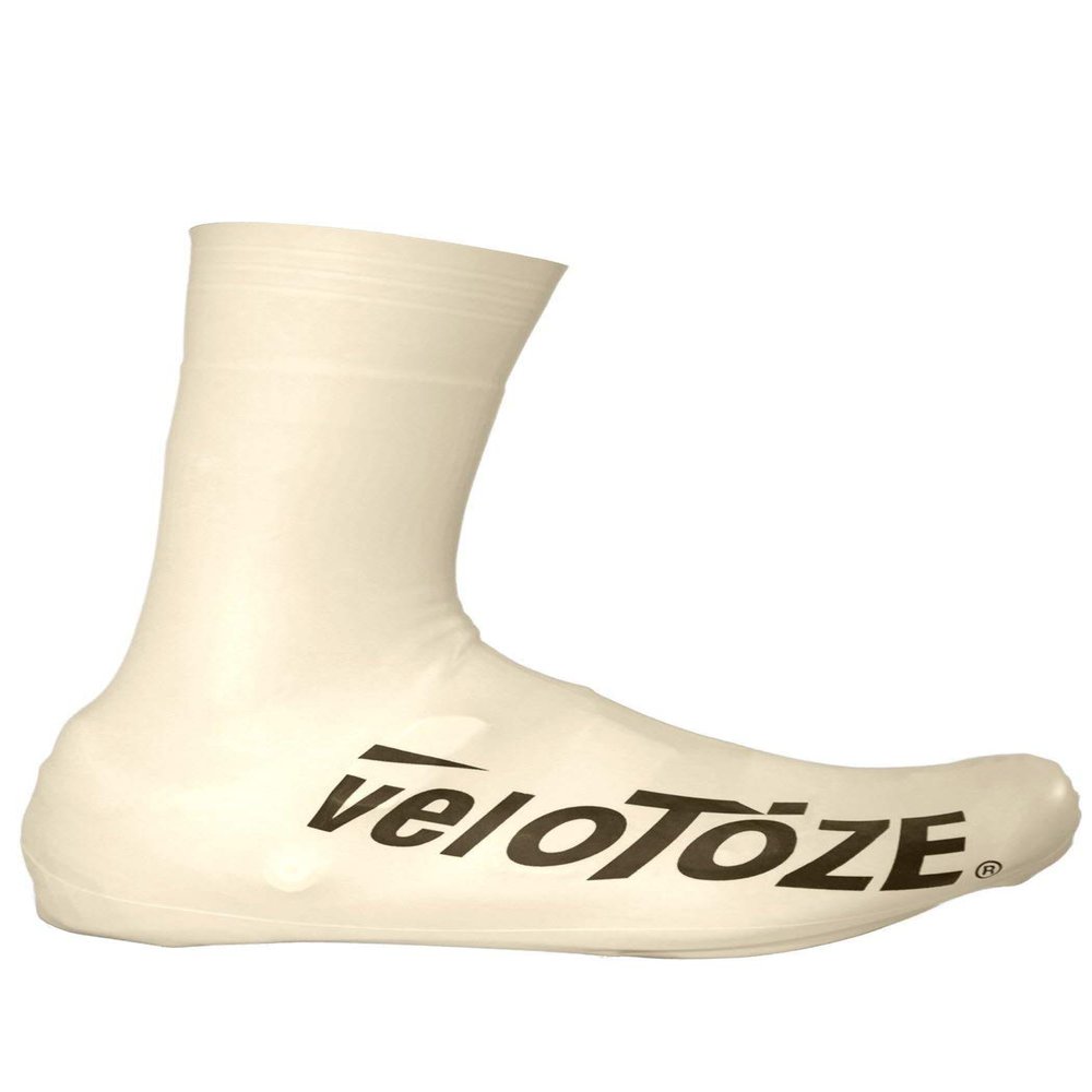 veloToze Tall Shoe Cover 2.0 - Covers Road Cycling Shoes - Water-Proof, Windproof Overshoes for Bike Rides in Spring, Fall, Winter Rainy, Cold Weather - Bright Colors Make Road Biking Trips Safer