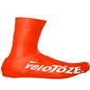 veloToze Tall Shoe Cover 2.0 - Covers Road Cycling Shoes - Water-Proof, Windproof Overshoes for Bike Rides in Spring, Fall, Winter Rainy, Cold Weather - Bright Colors Make Road Biking Trips Safer Red view 1