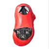 veloToze Tall Shoe Cover 2.0 - Covers Road Cycling Shoes - Water-Proof, Windproof Overshoes for Bike Rides in Spring, Fall, Winter Rainy, Cold Weather - Bright Colors Make Road Biking Trips Safer Red view 3