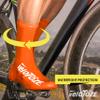 veloToze Tall Shoe Cover 2.0 - Covers Road Cycling Shoes - Water-Proof, Windproof Overshoes for Bike Rides in Spring, Fall, Winter Rainy, Cold Weather - Bright Colors Make Road Biking Trips Safer view 4