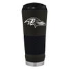 Great American Products Black Baltimore Ravens 24oz Stealth Matte Tumbler view 1