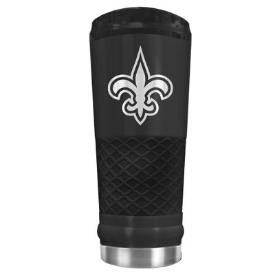 Great American Products Black New Orleans Saints 24oz Stealth Matte Tumbler