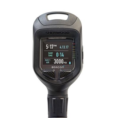 Sherwood Scuba TFT Color Screen Air Integrated Dive Computer, with Locking QD and Bluetooth integrated Dive Log