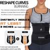ANGOOL Neopren Waist Trainer For Women,Workout Plus Size Trimmer Belt Sauna Sweat Corset Cincher With Zipper Black view 3