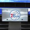 FANMATS 27560 NBA - Philadelphia 76ers Stainless Steel Front License Plate with Large 3D Molded Team Metal Emblem view 2